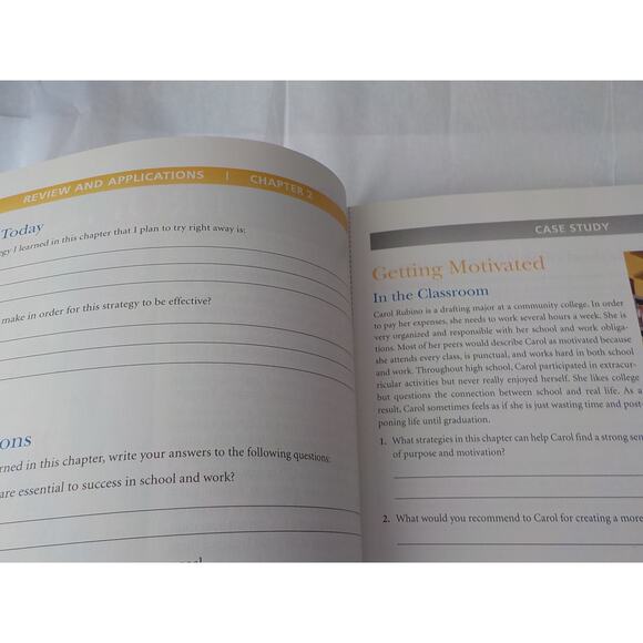 Peak Performance Sharon K Ferret EPCC 7th Ed Success in College and Beyond PB - Picture 4 of 5